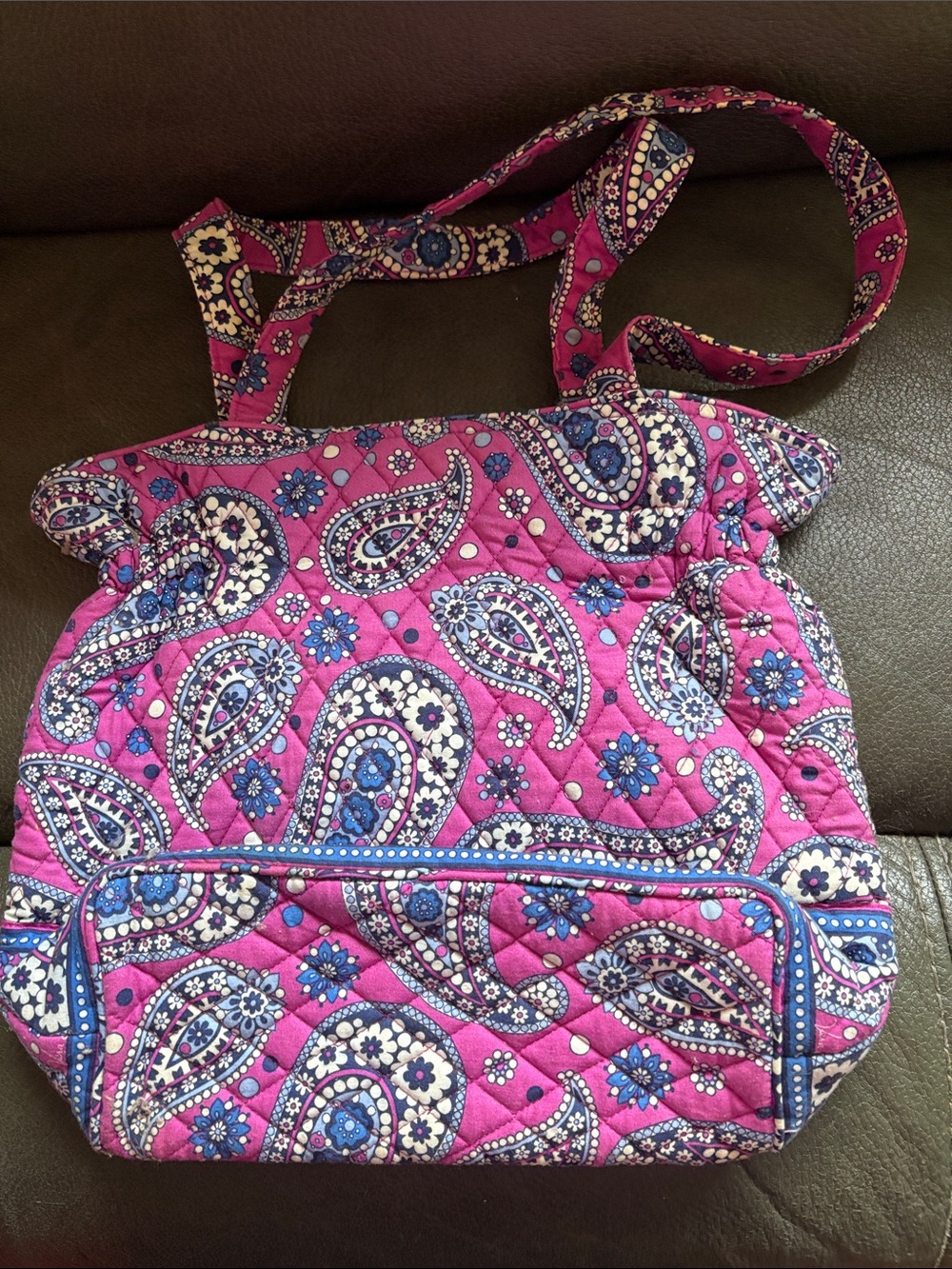 Vera Bradley Laura bag in purple paisley print